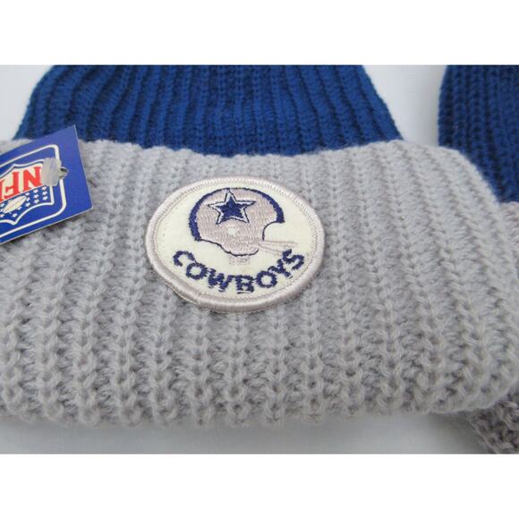 Lot (4) NWT Vintage DALLAS COWBOYS Knit Winter Pom Beanie Hat 70s/80s main image 14